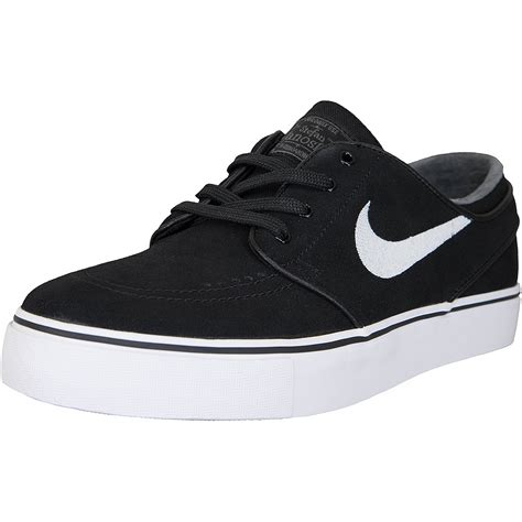 nike sb air zoom stefan janoski cnvs prm schwarz weiß|nike sb janoski sale.